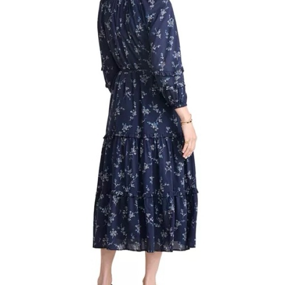 Vineyard Vines Tiered Ruffle Trim Maxi Dress NWT $198 BOHO - Picture 4 of 13